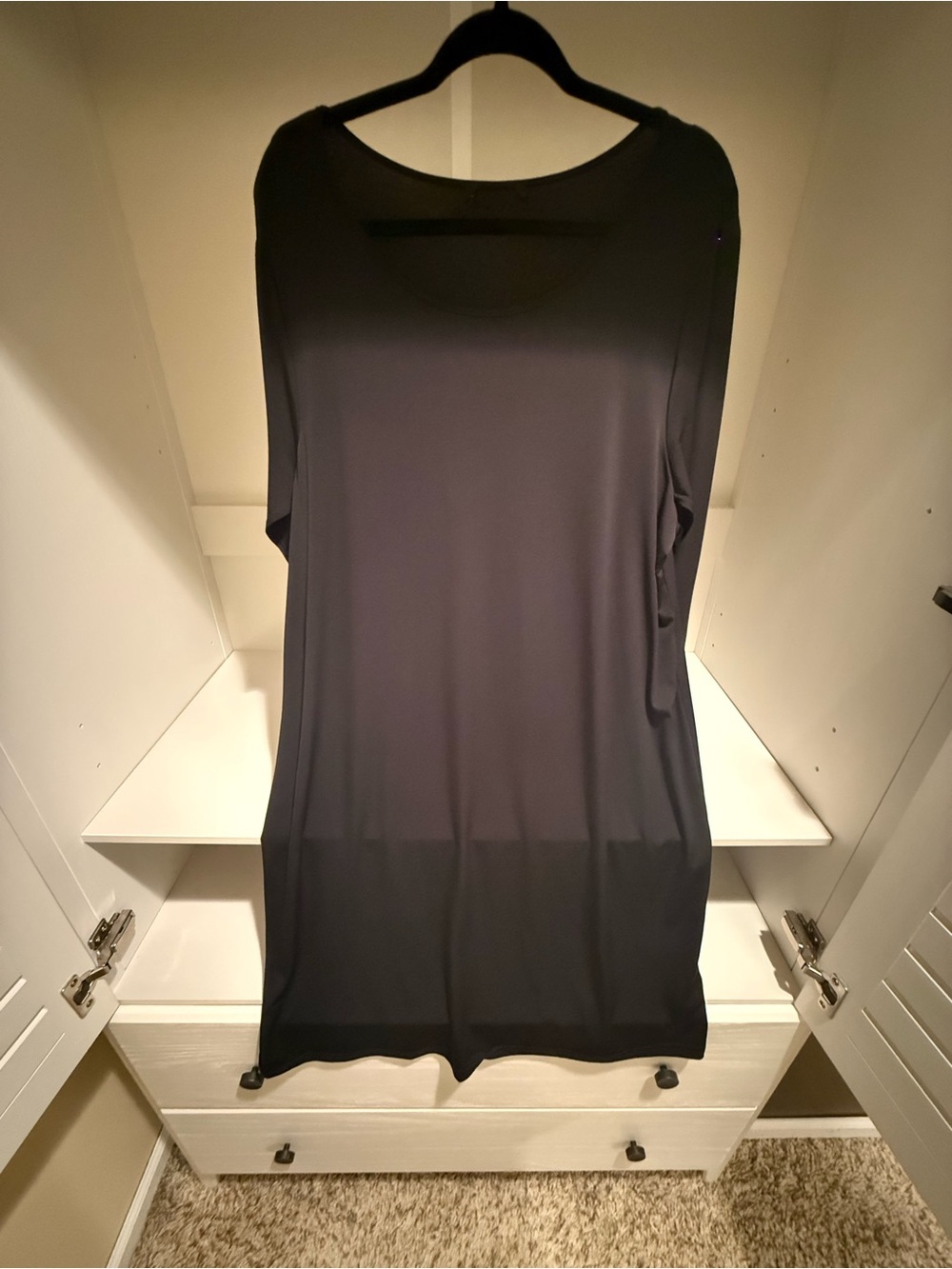 Chico's Black Dress Butterfly Wing Sleeve